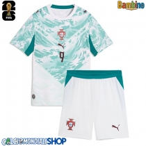 Maglie da calcio Portogallo Goncalo Ramos #9 Seconda Maglia Bambino Mondiali 2026  Manica Corta (+ Pantaloni corti)